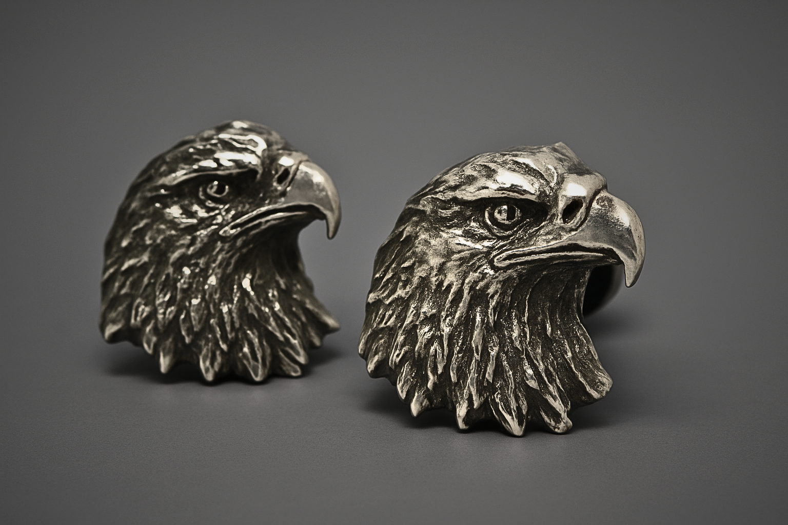 Handmade pewter Eagle motorcycle bolts