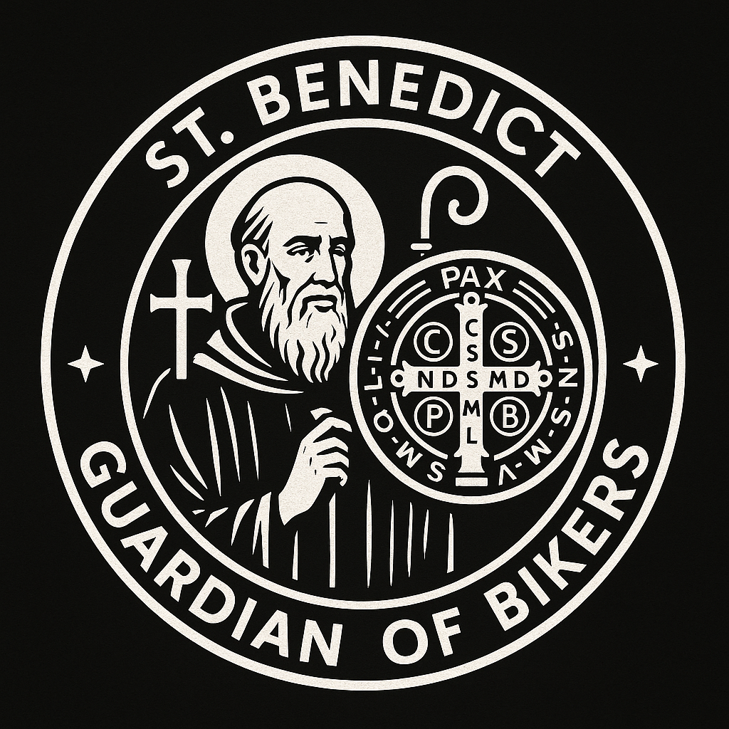 Saint Guardian Bolt for Indian Motorcycles – Seat Fender Screw, St. Benedict, Christopher, Michael, Paul, Biker Protection Gift