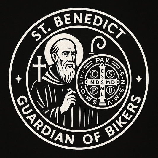 Saint Guardian Bolt for Indian Motorcycles – Seat Fender Screw, St. Benedict, Christopher, Michael, Paul, Biker Protection Gift