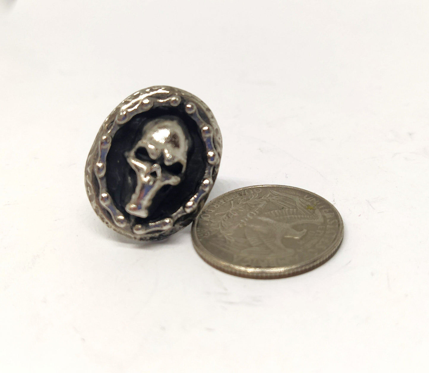 2 metal License plate custom bolts,skulls,Punisher,motorcycle,chain,screw,windshield screw,gift,chopper,biker,badass,