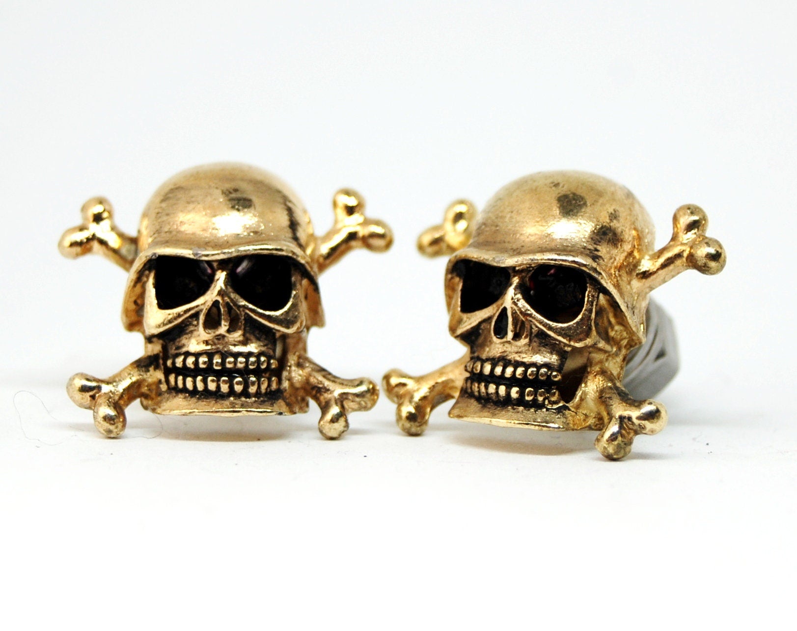 Crossbones Skull Motorcycle License Plate Bolts, Biker gift