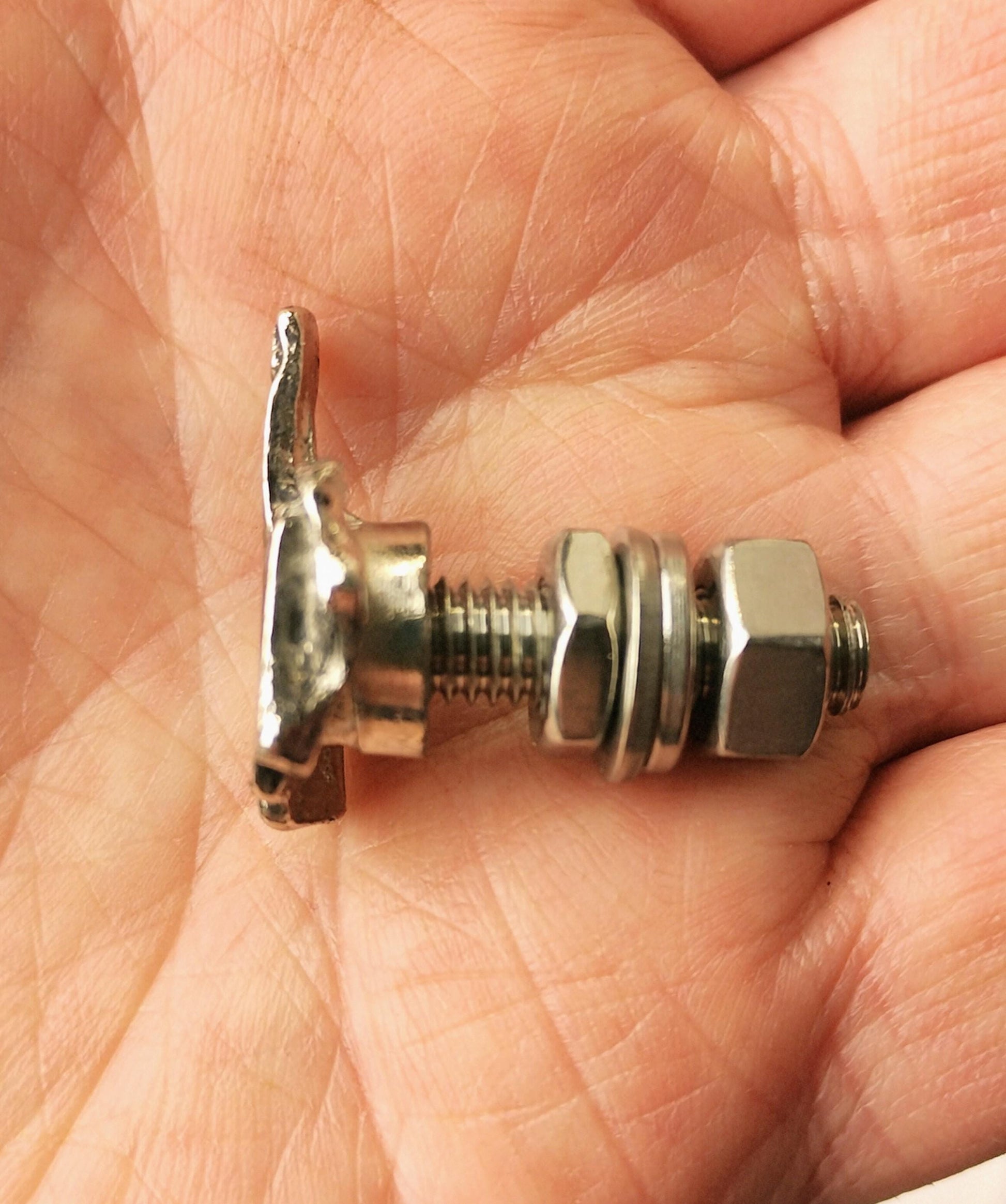 License plate motorcycle bolt,middle finger,flip off, windshield screw,biker gift,chopper,badass,truck,hotrod,atv