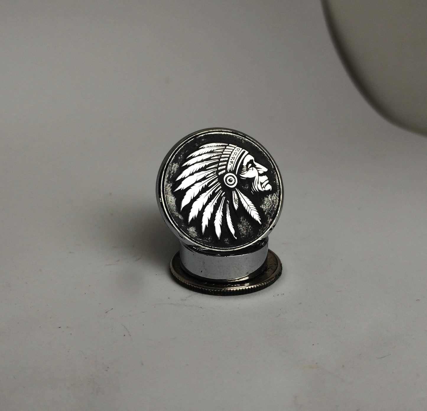 Handmade metal Skull bolt with washer for Indian Motorcycles