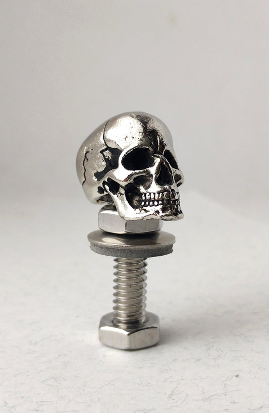 Custom Skull Seat Bolt for Harley-Davidson – 1/4"-20 Thread